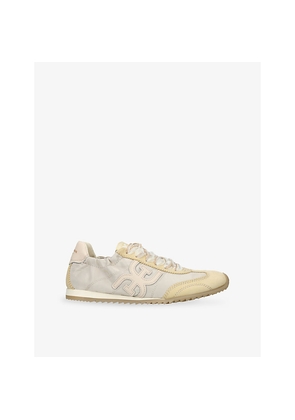 Womens Sam Edelman Isella 3 Leather and Suede Trainers