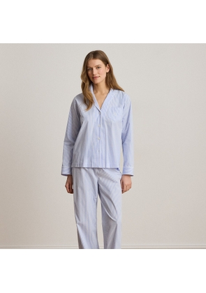 Striped Cotton Poplin Sleep Set