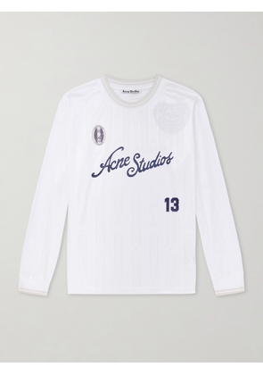 Acne Studios - Erwin Logo-Detailed Jersey T-Shirt - Men - White - XS