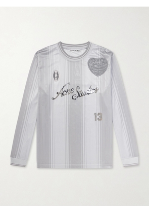 Acne Studios - Erwin Logo-Detailed Jersey - Men - Gray - XS