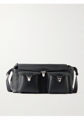 LEMAIRE - Soft Gear Textured-Leather Messenger Bag - Men - Black