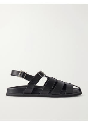 Grenson - Quinton Leather Fisherman Sandals - Men - Black - UK 6