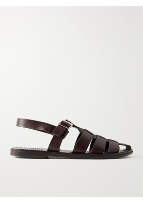 Grenson - Quinton Leather Fisherman Sandals - Men - Brown - UK 6