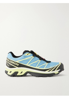 Salomon - XT-6 GTX Rubber-Trimmed GORE-TEX Mesh Sneakers - Men - Blue - UK 7