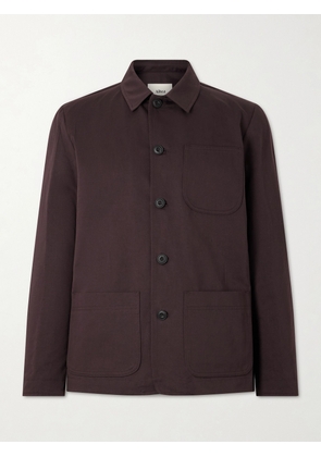 Altea - Constantin Cotton and Linen-Blend Overshirt - Men - Brown - S