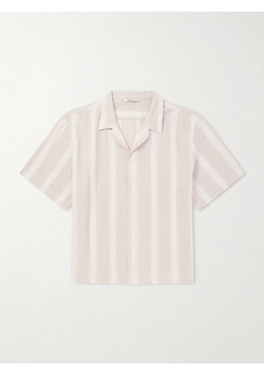 A Kind Of Guise - Samata Striped Cotton and Linen-Blend Shirt - Men - Neutrals - XS