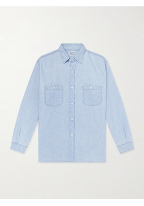 OrSlow - Cotton-Chambray Shirt - Men - Blue - 1