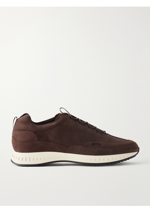 John Lobb - Laced Stream Nubuck Sneakers - Men - Brown - UK 7