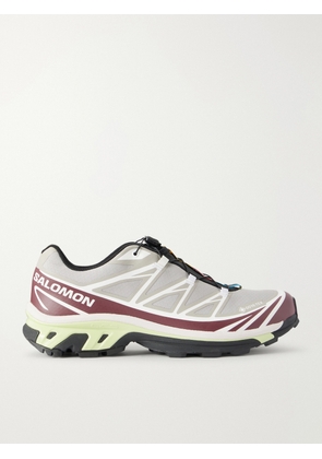 Salomon - XT-6 GTX Rubber-Trimmed GORE-TEX Mesh Sneakers - Men - Gray - UK 7