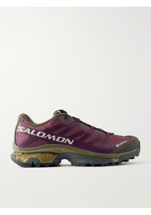 Salomon - XT-4 Rubber-Trimmed Mesh Sneakers - Men - Purple - UK 7