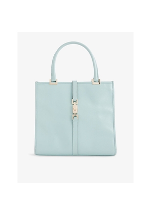 Womens Reselfridges Pre-Loved Gucci Guccissima Jackie Canvas Tote Bag