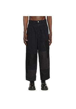 Spliced Canvas Trousers