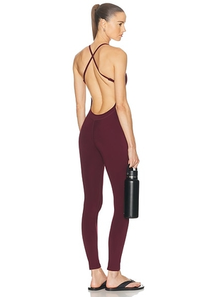 437 Bare Onesie in Black Cherry - Burgundy. Size L (also in XL, XS).