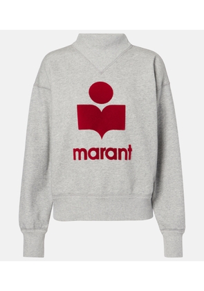 Marant Etoile Moby cotton-blend fleece sweatshirt