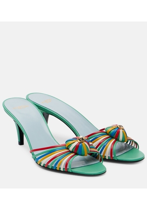 Valentino Garavani Sandal Royal VLogo 65 leather mules