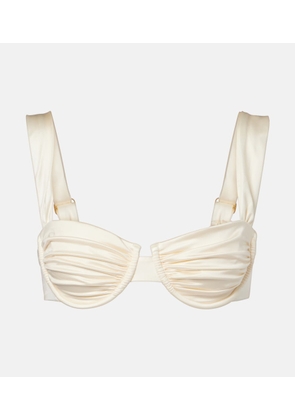 Montce Bella ruched bikini top