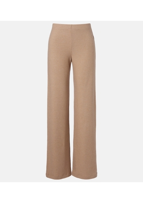 Leset Lauren jersey wide-leg pants