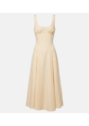 Faithfull Esme linen midi dress