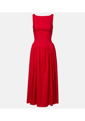 Faithfull Prali cotton midi dress