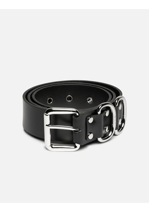 Eyelet D-Ring Leather Belt