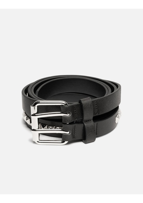 Double Strap Stud Belt
