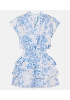 Melissa Odabash Jess broderie anglaise cotton minidress