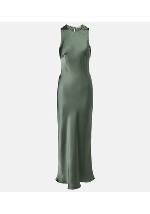Asceno Tallin silk maxi dress