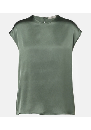 Asceno Dasha silk twill top