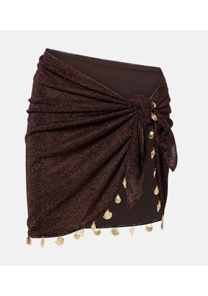 Oseree Lumiere embellished beach cover-up