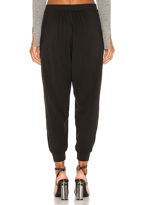Bobi Jersey Jogger in Black. Size L. Also in XS, XL.