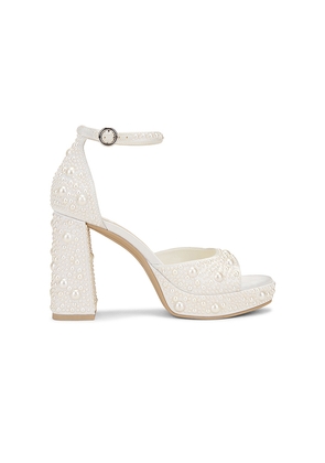 Dolce Vita Pandro Pearl Heel in White. Size 7. Also in 8.5.