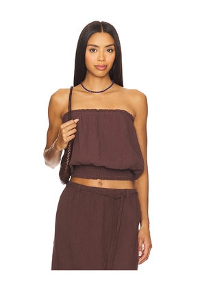 Bobi Top in Brown. Size S. Also in M, XL.