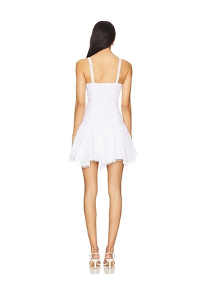 Charo Ruiz Ibiza Lira Short Dress in White. Size M. Also in L.