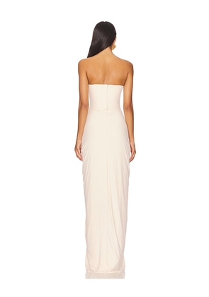 Deme by Gabriella Pearl Gown in Cream. Size S. Also in XS, M.