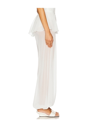 Bardot Lissett Soft Balloon Pant in Ivory. Size 12. Also in 10.