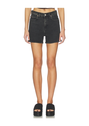 Dr. Denim Nora Shorts in Black. Size 26. Also in 24, 25, 27, 28, 29, 30, 31, 32.