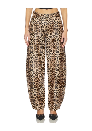 Dr. Denim Nanci Barrel in Brown. Size 26. Also in 24, 25, 27, 28, 29, 30.