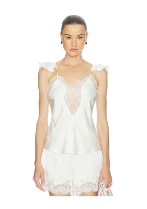 Bardot Ivy Lace Detail Camisole in White. Size 4. Also in 2, 6, 8, 10, 12.