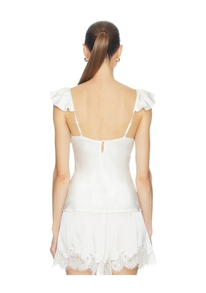 Bardot Ivy Lace Detail Camisole in White. Size 4. Also in 2, 6, 8, 10, 12.