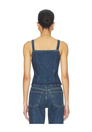 Dr. Denim Niamh Top in Blue. Size S. Also in XS, M, L, XL.