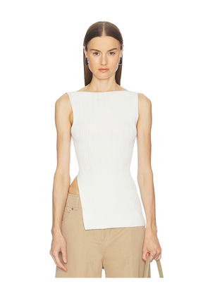 Camila Coelho Haylen Top in Ivory. Size XS. Also in XXS, S, M, L, XL.
