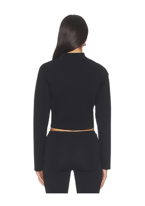 EAVES Augustyne Knit Jacket in Black. Size XS. Also in XXS, S, M, L, XL.