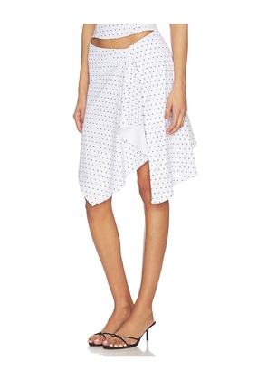 Amelie Teje Bobbi Skirt in White. Size S. Also in XS, M.