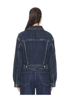AGOLDE Radley Jacket in Blue. Size XS. Also in S, XL.