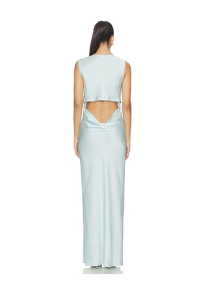 Amanda Uprichard Roslyn Gown in Baby Blue. Size S. Also in L, M, XL, XS.