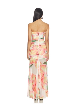 Amanda Uprichard Leo Maxi Dress in Pink. Size S. Also in M, XS.