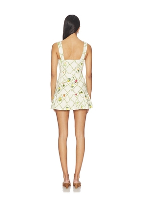 Amanda Uprichard Lena Romper in Cream. Size S. Also in XS, M, L, XL.
