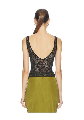 Atlein Lingerie Strap Top in Black. Size 34. Also in 36, 38, 40.