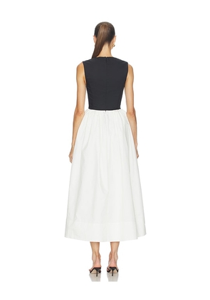 Camila Coelho Dalia Maxi Dress in Black,White. Size XS. Also in XXS, S, M, L.