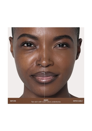 Anastasia Beverly Hills Impeccable Blurring Second Skin Matte Foundation in Brown.